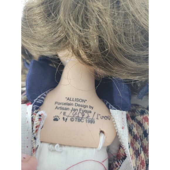 Boyds Bears Yesterdays Child Doll Allison #4592 / 5000 Birdwatching w/COA 1999 - Picture 9 of 16